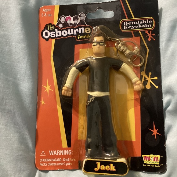 NEW The Osbourne Family JACK OSBOURNE Bendable Keychain 2002 - Picture 1 of 8